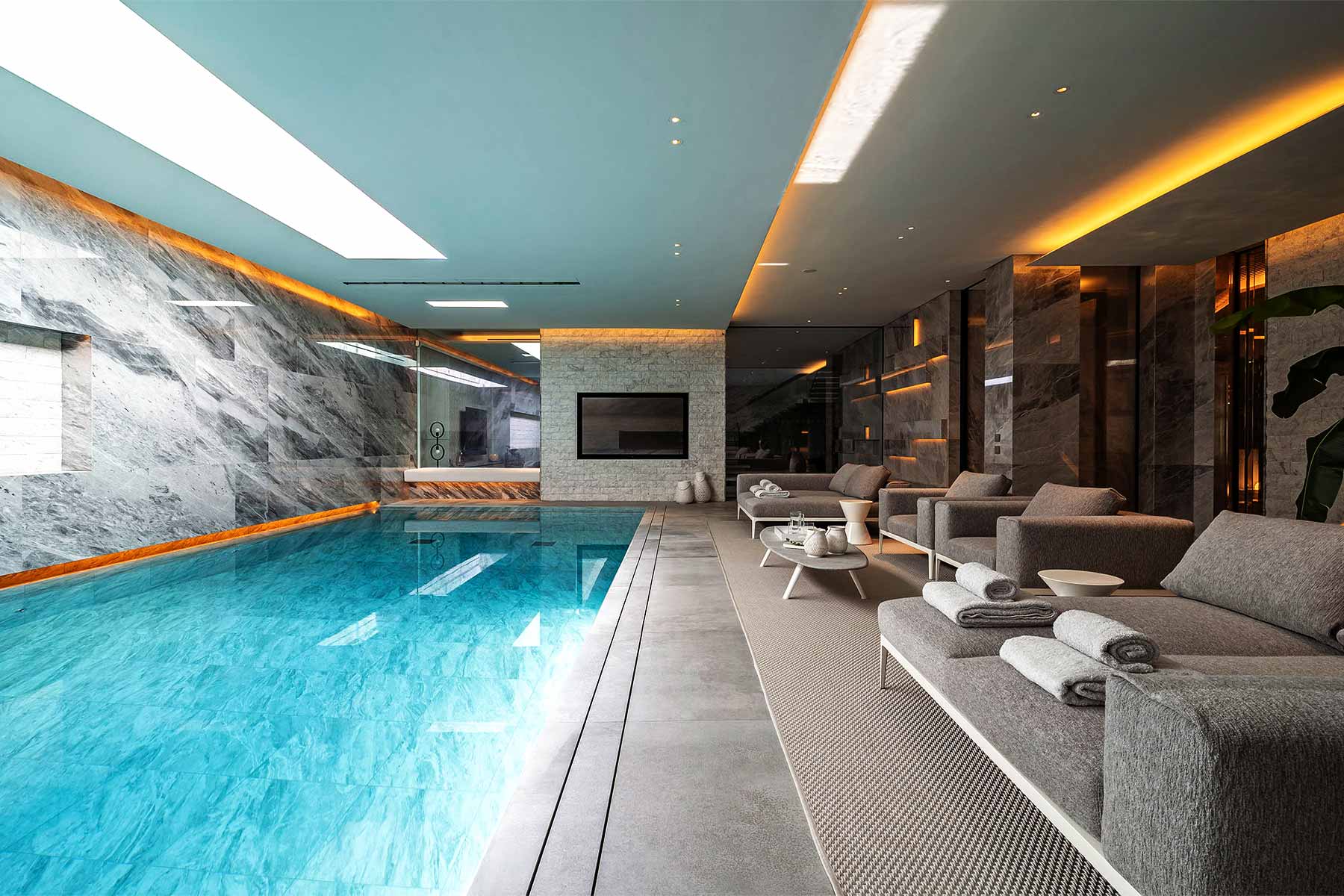 Luxury Basement Pool & Spa | Aqua Platinum Projects