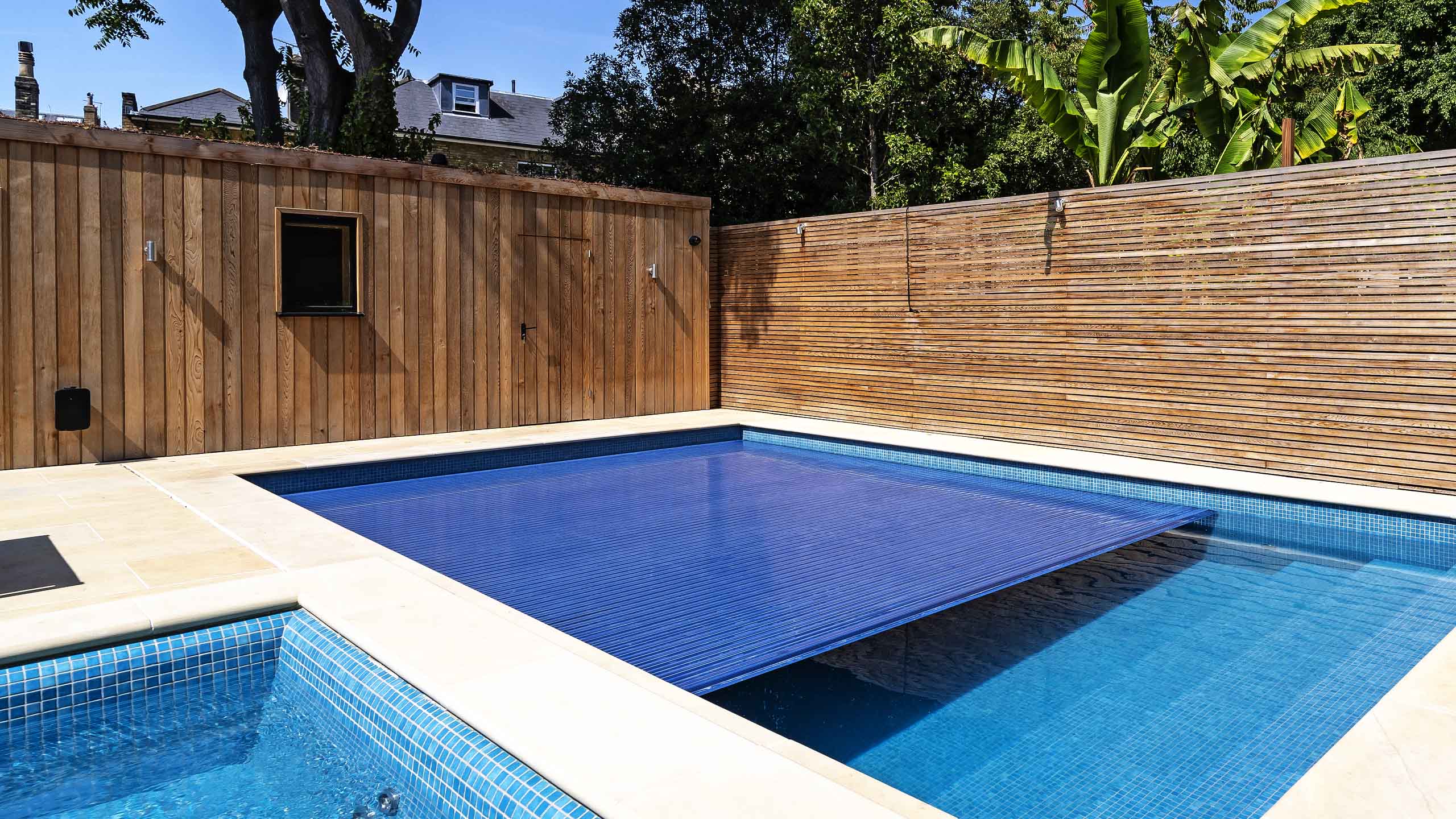 Luxury Slatted Pool Covers for One Piece Swimming Pools | Aqua Platinum Projects