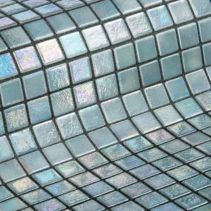 Mosaic Titles for One Piece Pools - Iridescent Cuarzo Iris | Aqua Platinum Projects