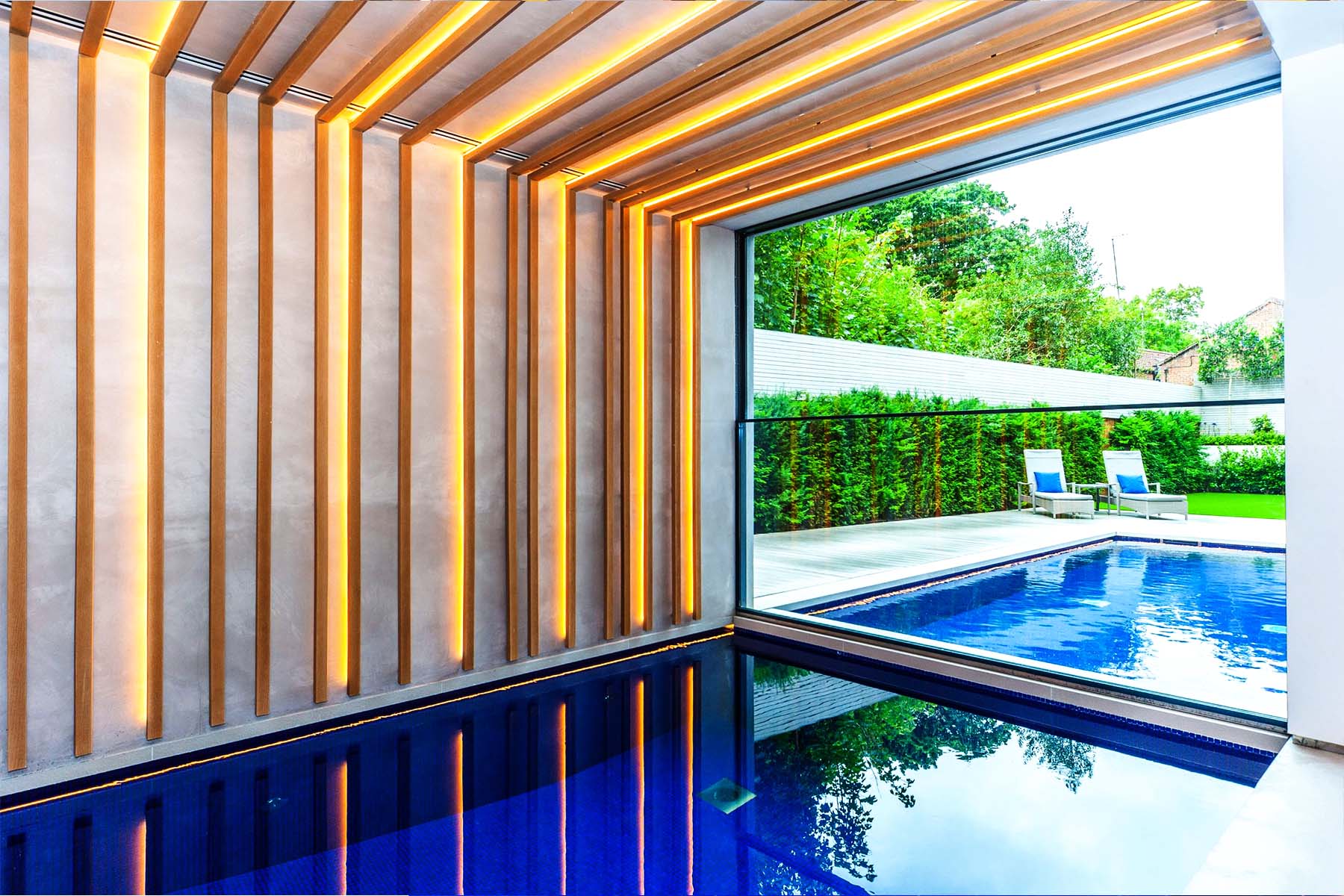 Hampstead House - Indoor Outdoor Pool | Aqua Platinum Projects