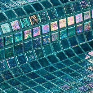 Mosaic Titles for One Piece Pools - Iridescent Jade Iris | Aqua Platinum Projects