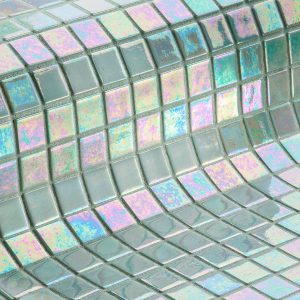 Mosaic Titles for One Piece Pools - Iridescent Perla Iris | Aqua Platinum Projects