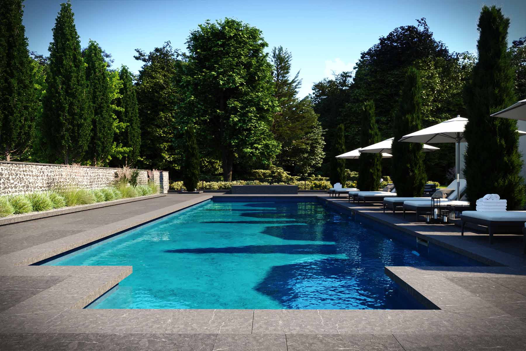 Private Residence - Outdoor Pool & Spa | Aqua Platinum Projects