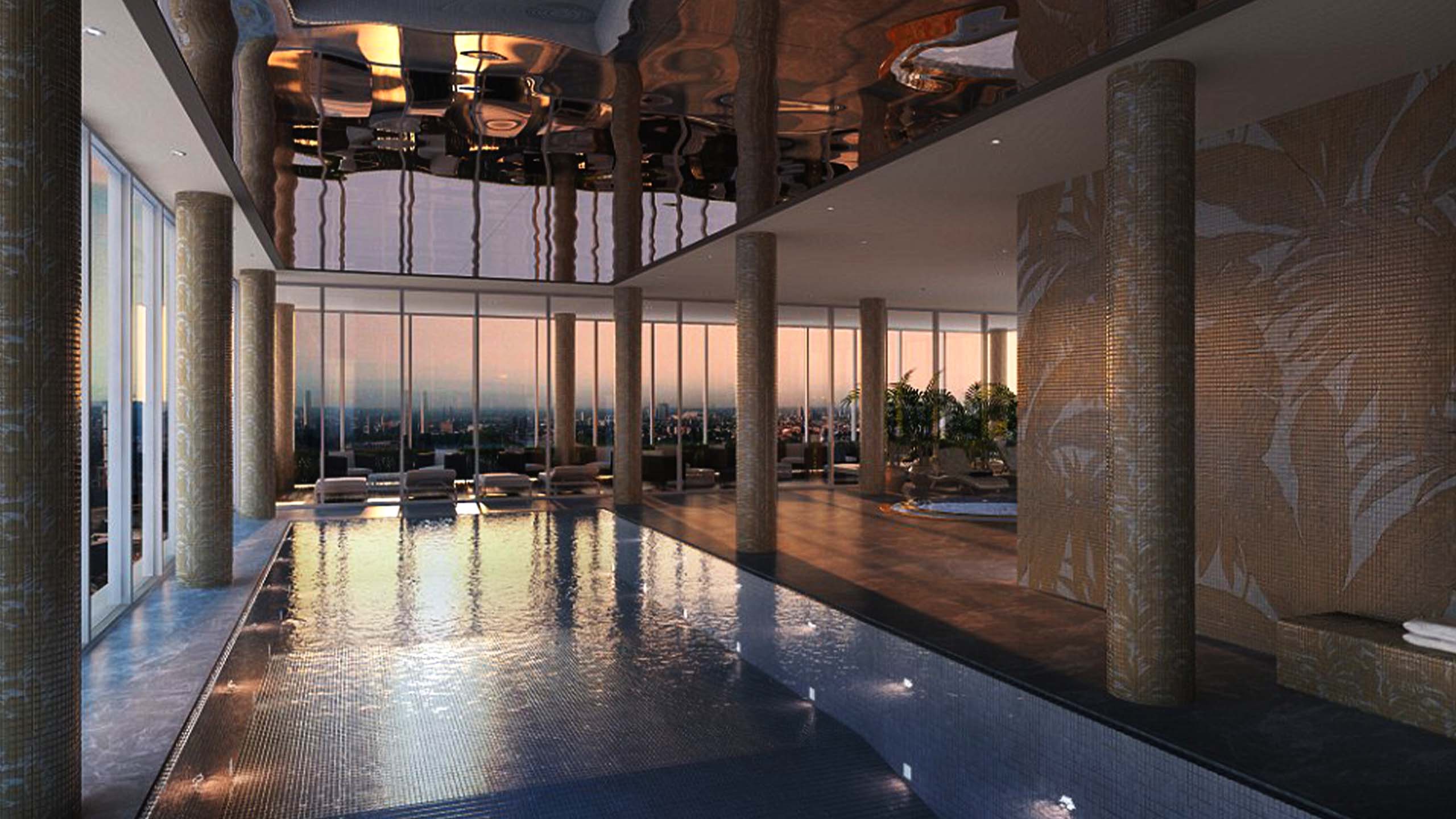 Versace Towers - Indoor Pool & Spa | Aqua Platinum Projects